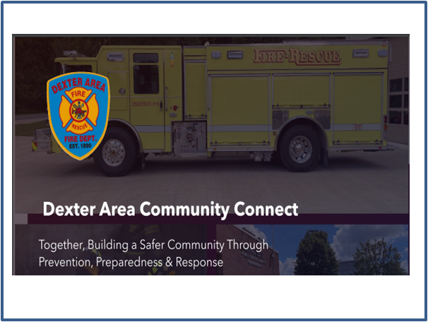 Dexter Area Fire wants to better Connect with the Community