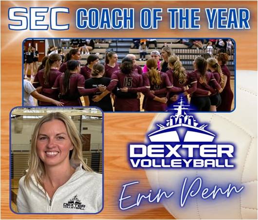 Dexter Volleyball Coach Picked as SEC Coach of the Year