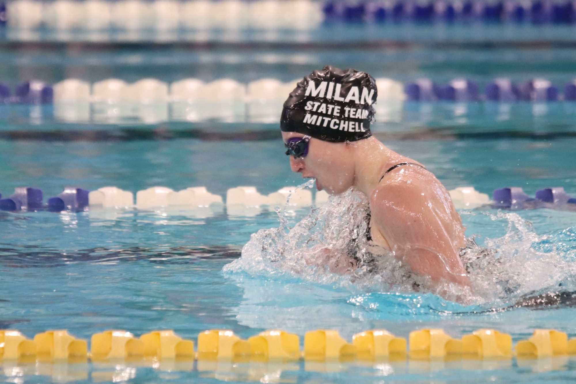 Milan Girls’ Swim and Dive 12th at D3 State Finals