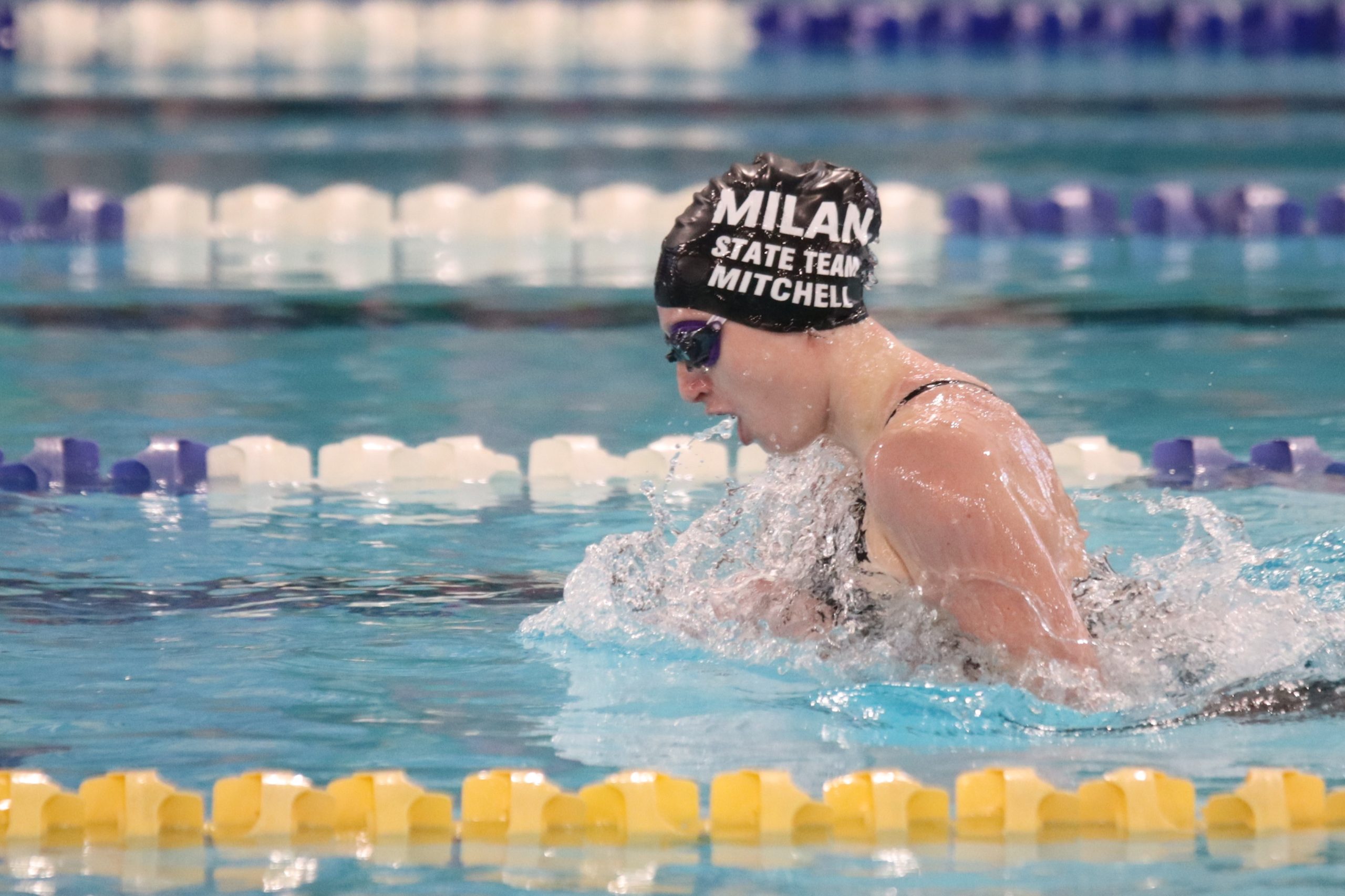 Milan Girls’ Swim and Dive 12th at D3 State Finals