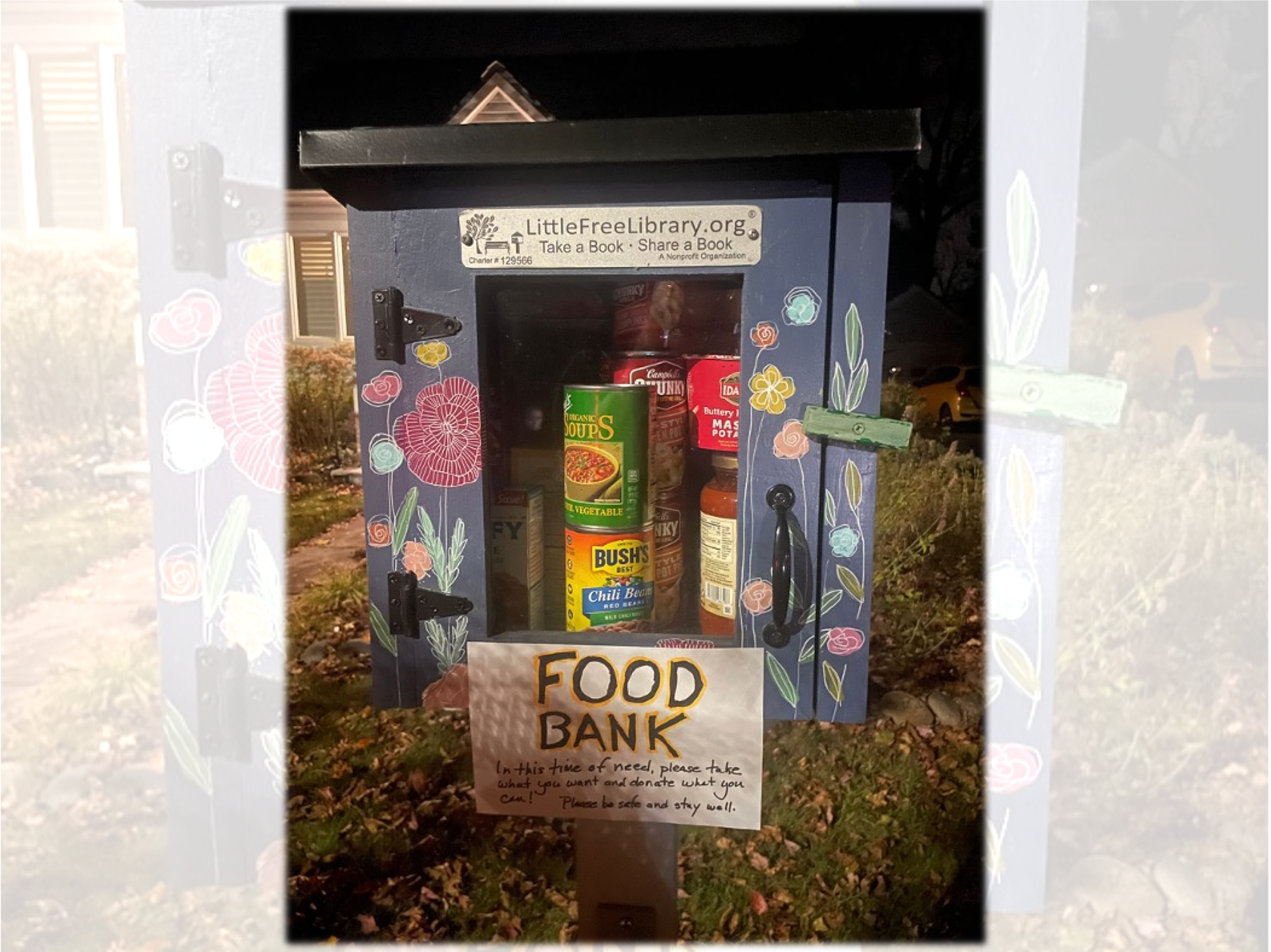 Chelsea’s Free Little Libraries Add Food for Neighbors in Need