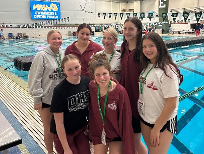 Dexter Swim and Dive Caps Season at D2 State Championships
