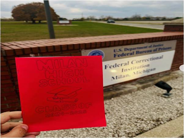 Milan Area Schools is making a difference at the Federal Prison