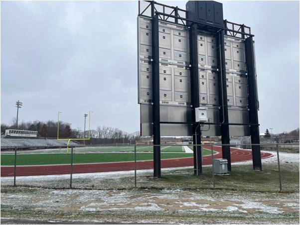 Dexter’s New Scoreboard needs a Back