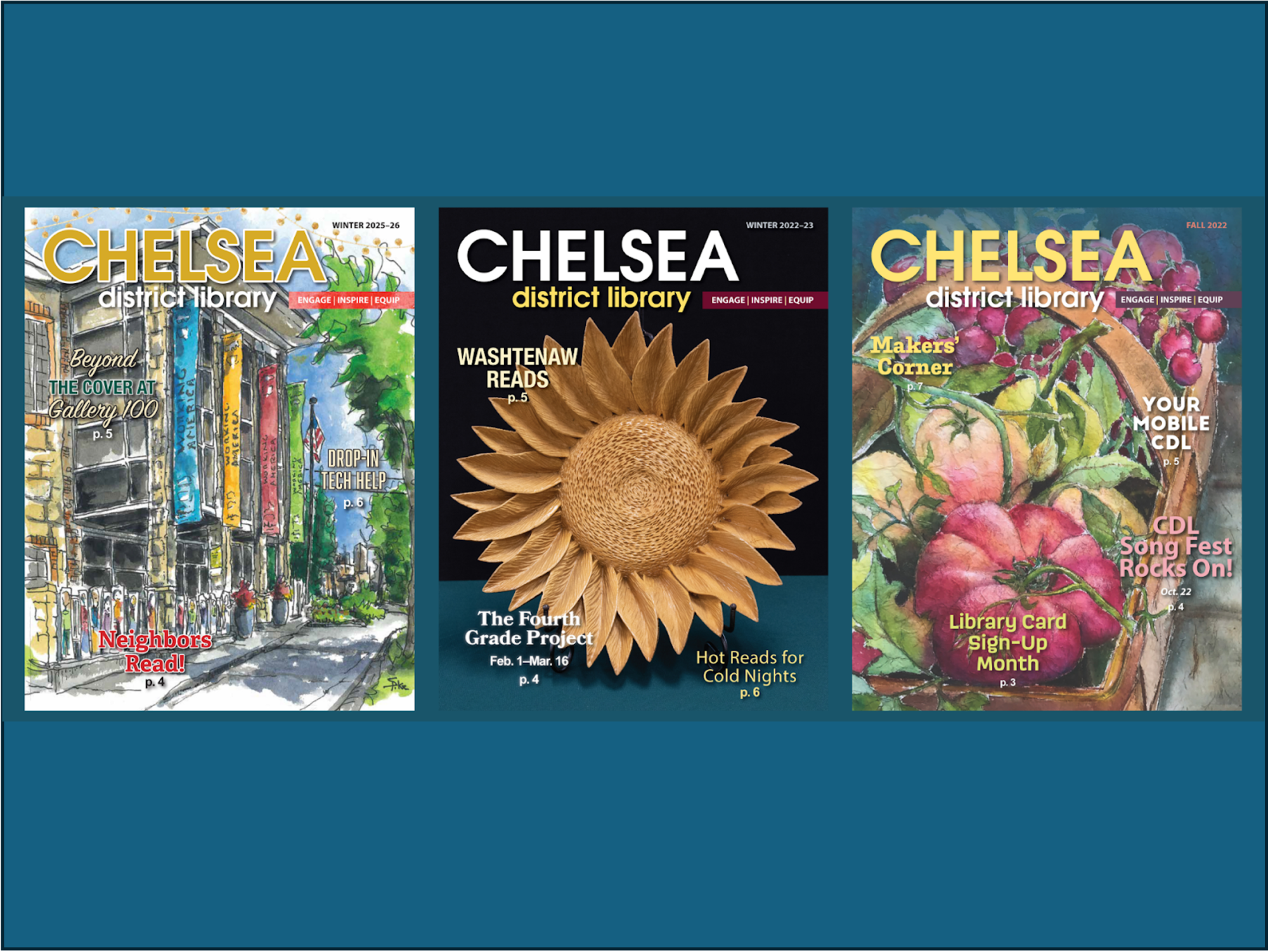 Gallery 100 at Silver Maples Presents Beyond the Cover: Celebrating Local Art