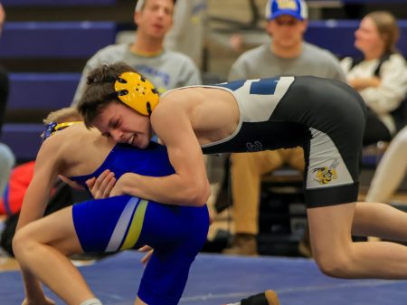 Saline Wrestling Second at Orange and Blue Classic