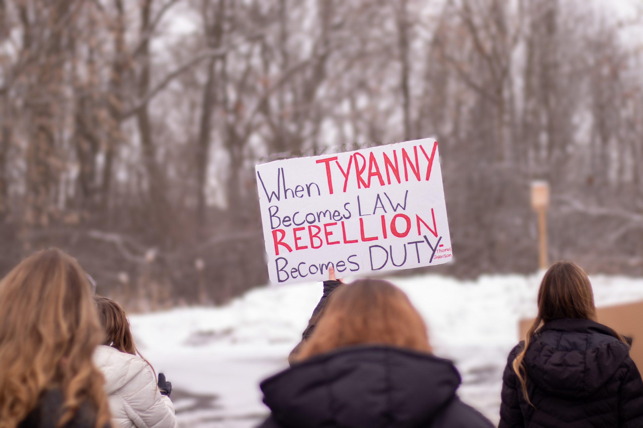 Local Students and Residents Protest ICE Activity