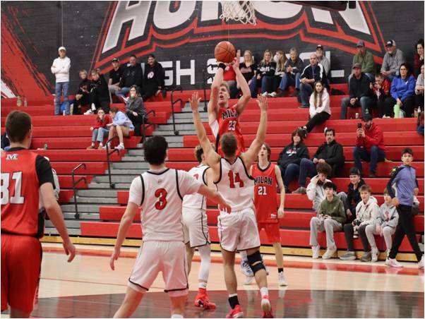 A Good Start is Not Enough for Milan Boys Basketball against New Boston