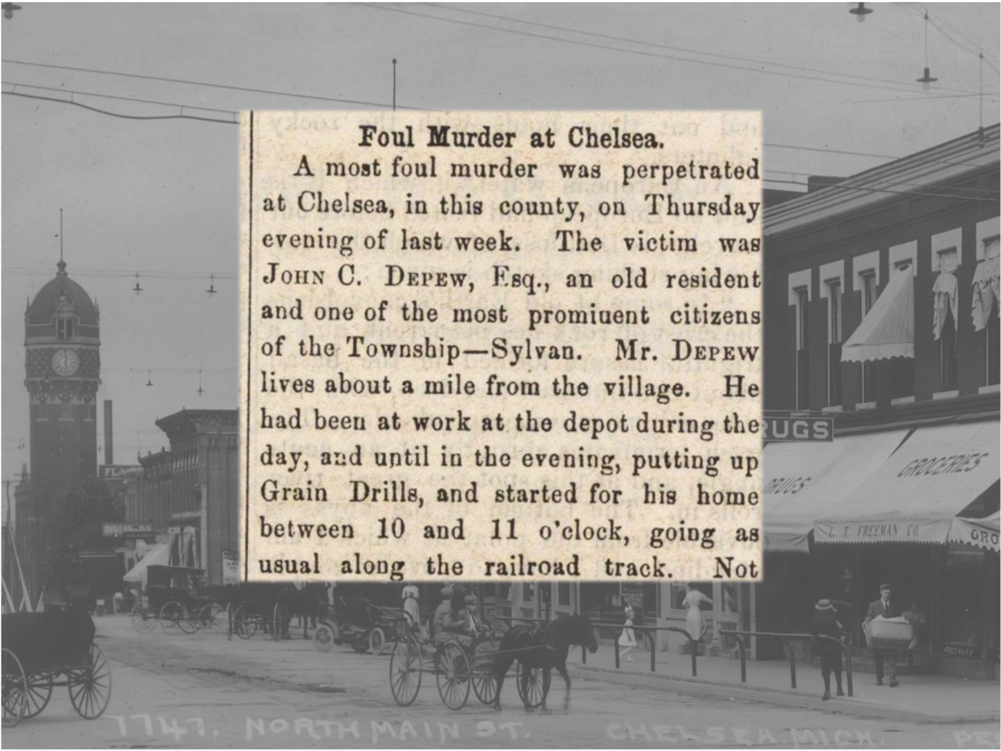 Life Back Then: Before Forensics, a Murder Shook Chelsea