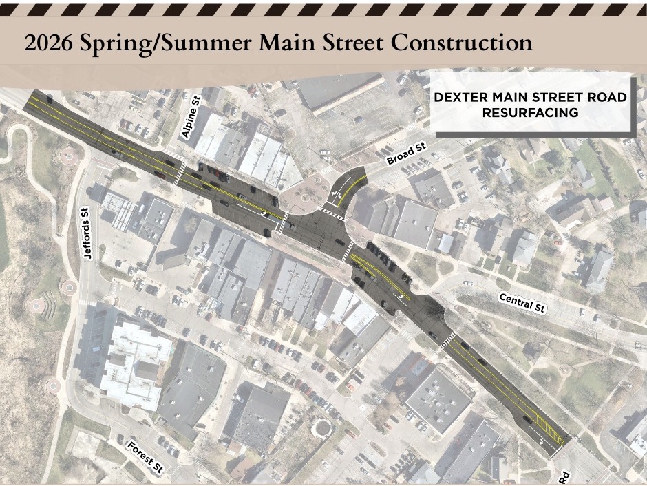 Dexter to Resurface Main Street in 2026