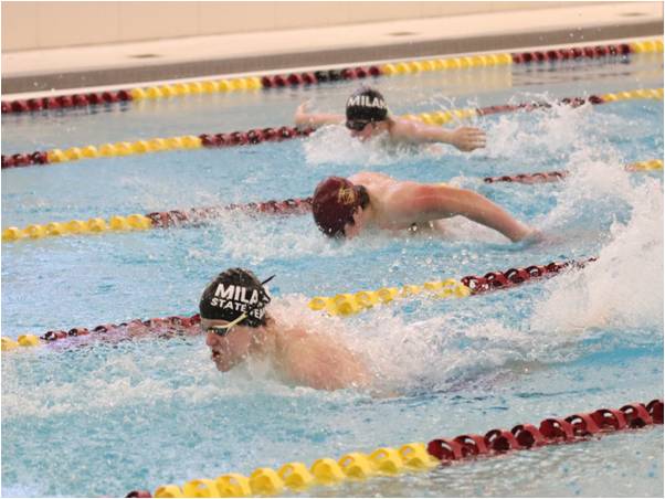 Milan Swim and Dive End Regular Season on a Good Note