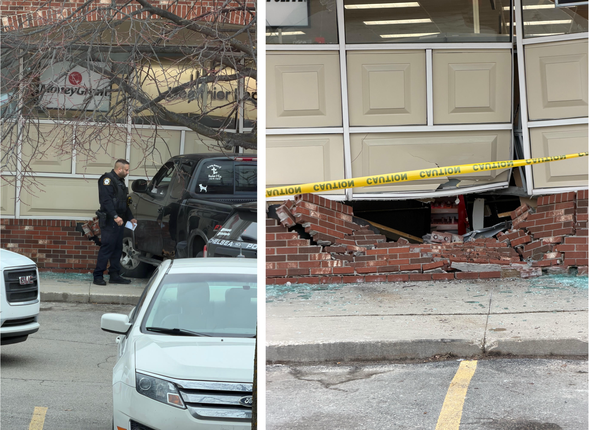 Truck Crashes into Chelsea CVS