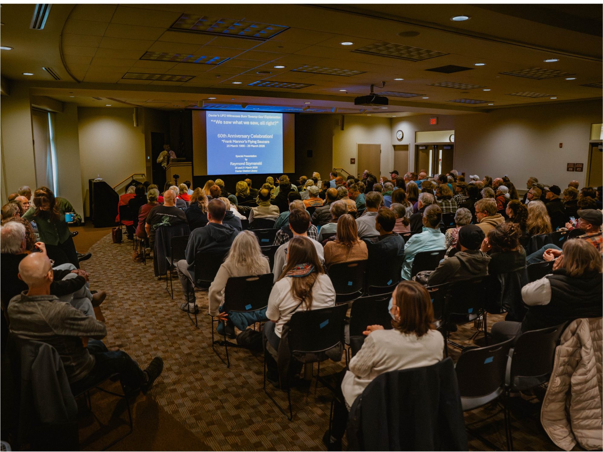 Dexter’s 1966 UFO Mystery Revisited as Researcher Draws Crowd