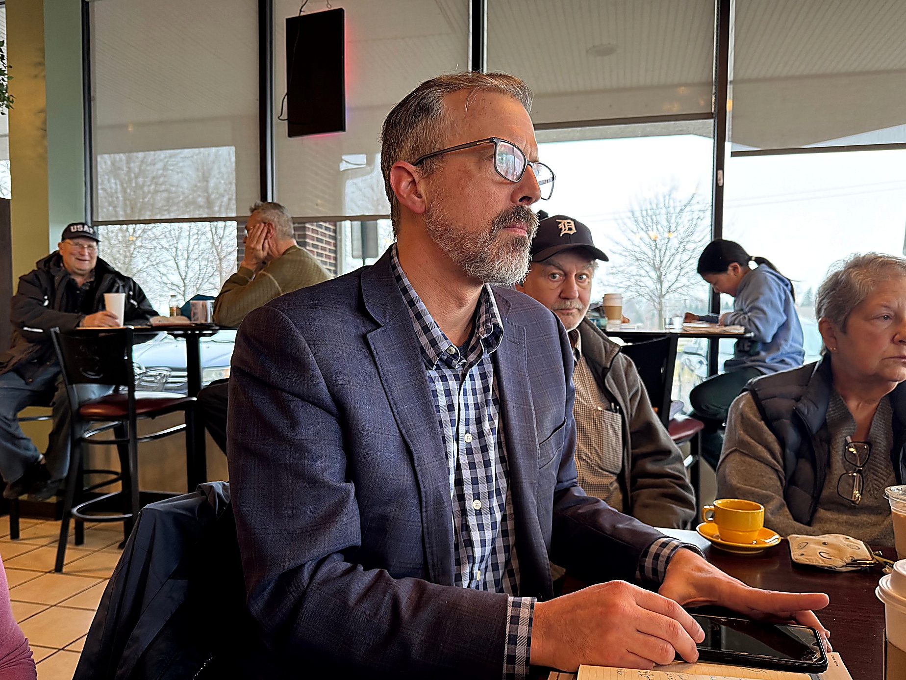 Housing, Energy Costs Lead Discussion at Irwin Coffee Hour in Saline