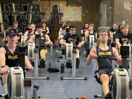 Making Waves: The Saline Rowers Hold Row-A-Thon Fundraiser
