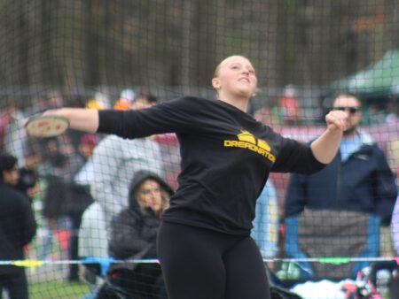 Dexter Track and Field Teams Split with Pioneer