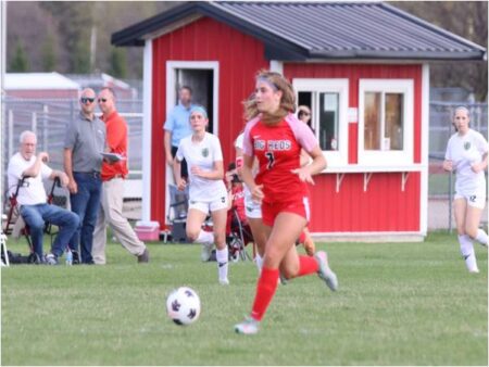 Big Reds Girls Soccer Takes on St. Mary’s Catholic Central