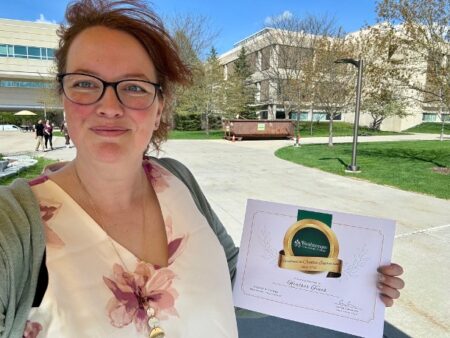Sun Times News Writer Heather Finch Honored by WCC