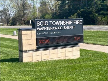 Scio Township Firefighters Respond to Battery Explosion  