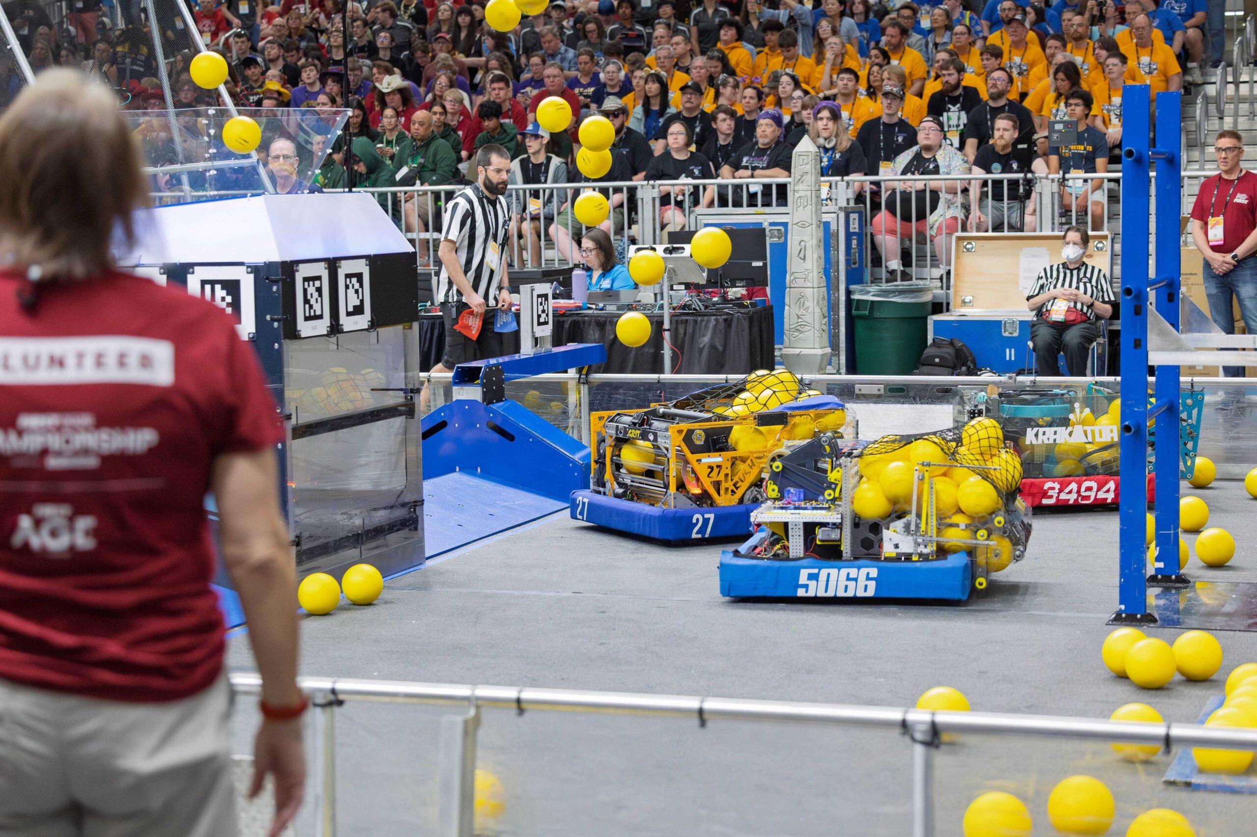 Saline, Dexter High School Robotics Teams Compete at Worlds