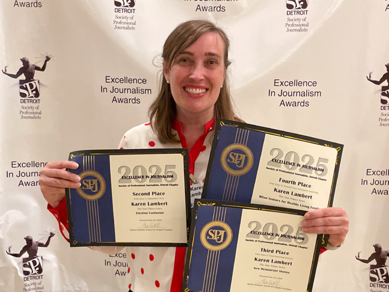 STN's Lambert Earns Three State Journalism Awards at SPJ Ceremony - The Sun Times News