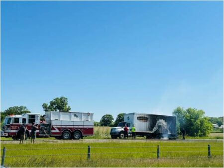 Busy I-94: Truck Fire near Chelsea and Semi Crash in Ann Arbor