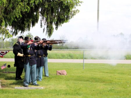 Last Union Veteran Buried in Monroe County Honored at Rice Cemetery