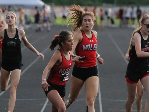 Milan Girls Track and Field Finish Undefeated in the Huron League