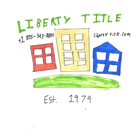 Student drawn ad for Liberty Title