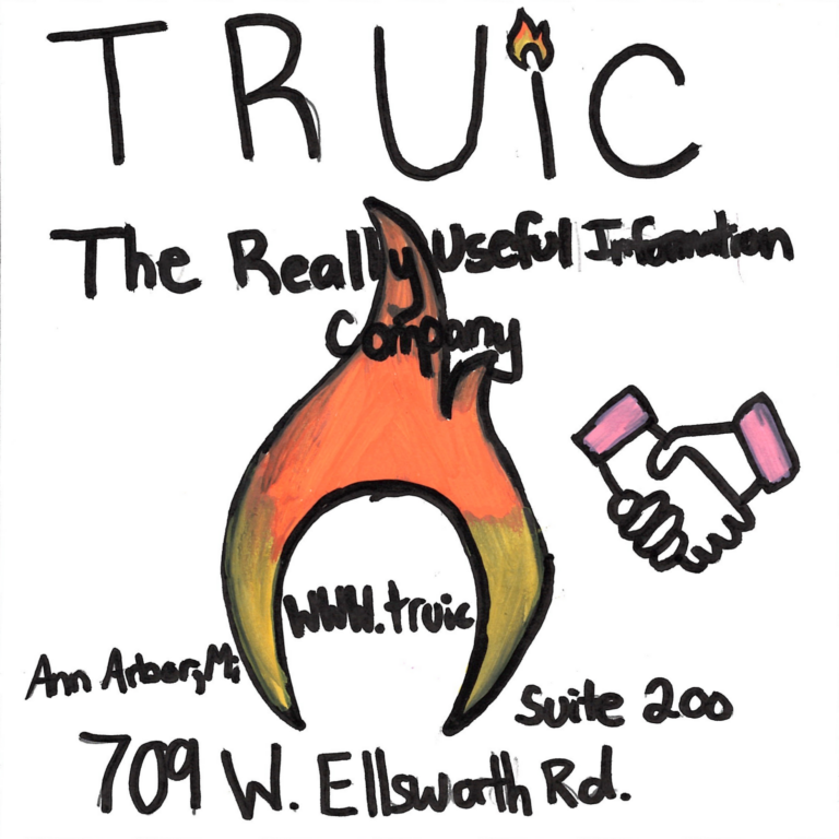 Student drawn ad for TRUiC