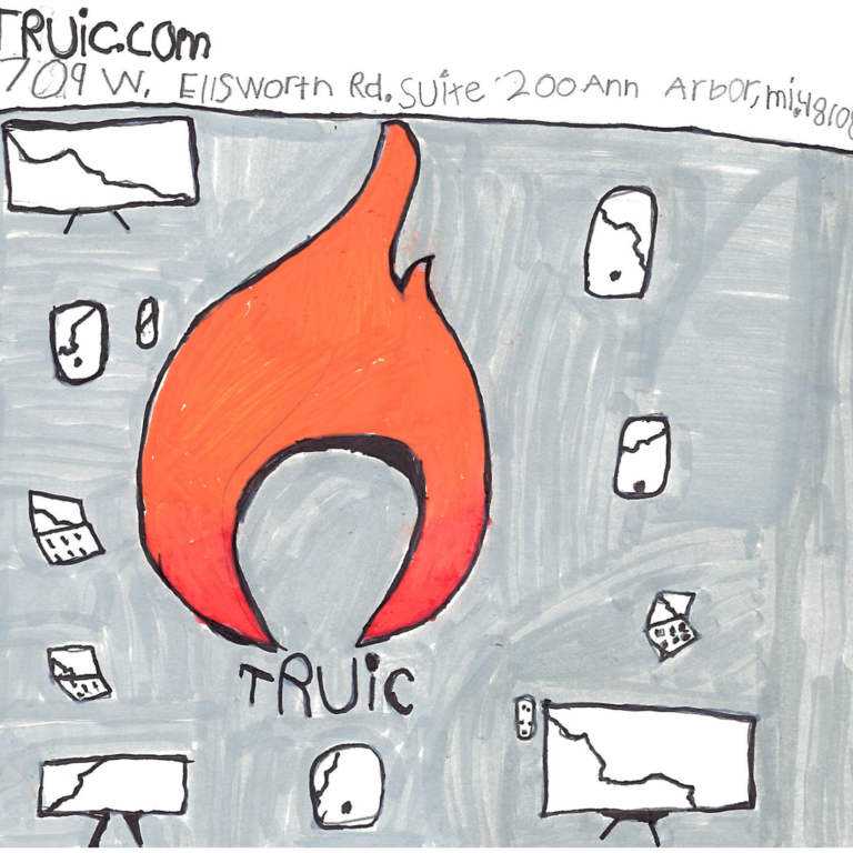 Student drawn ad for TRUiC
