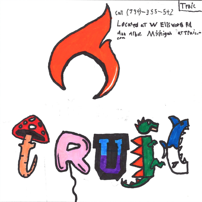 Student drawn ad for TRUiC