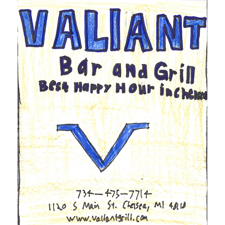 Student drawn ad for Valiant
