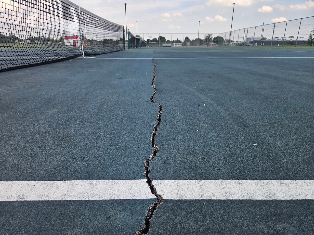 Milan Board Approves High School Tennis Court Repairs