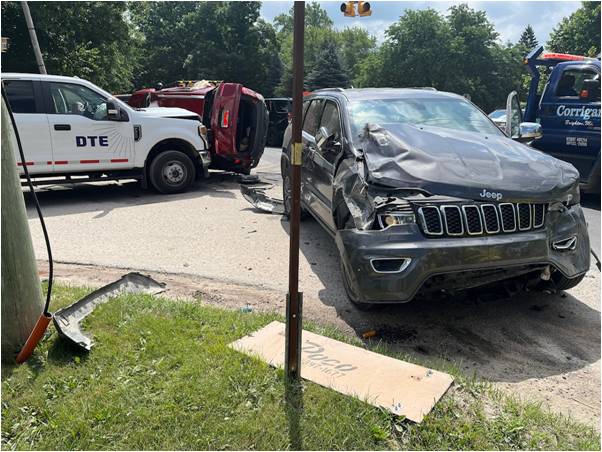 Serious Crash at Huron River and North Territorial