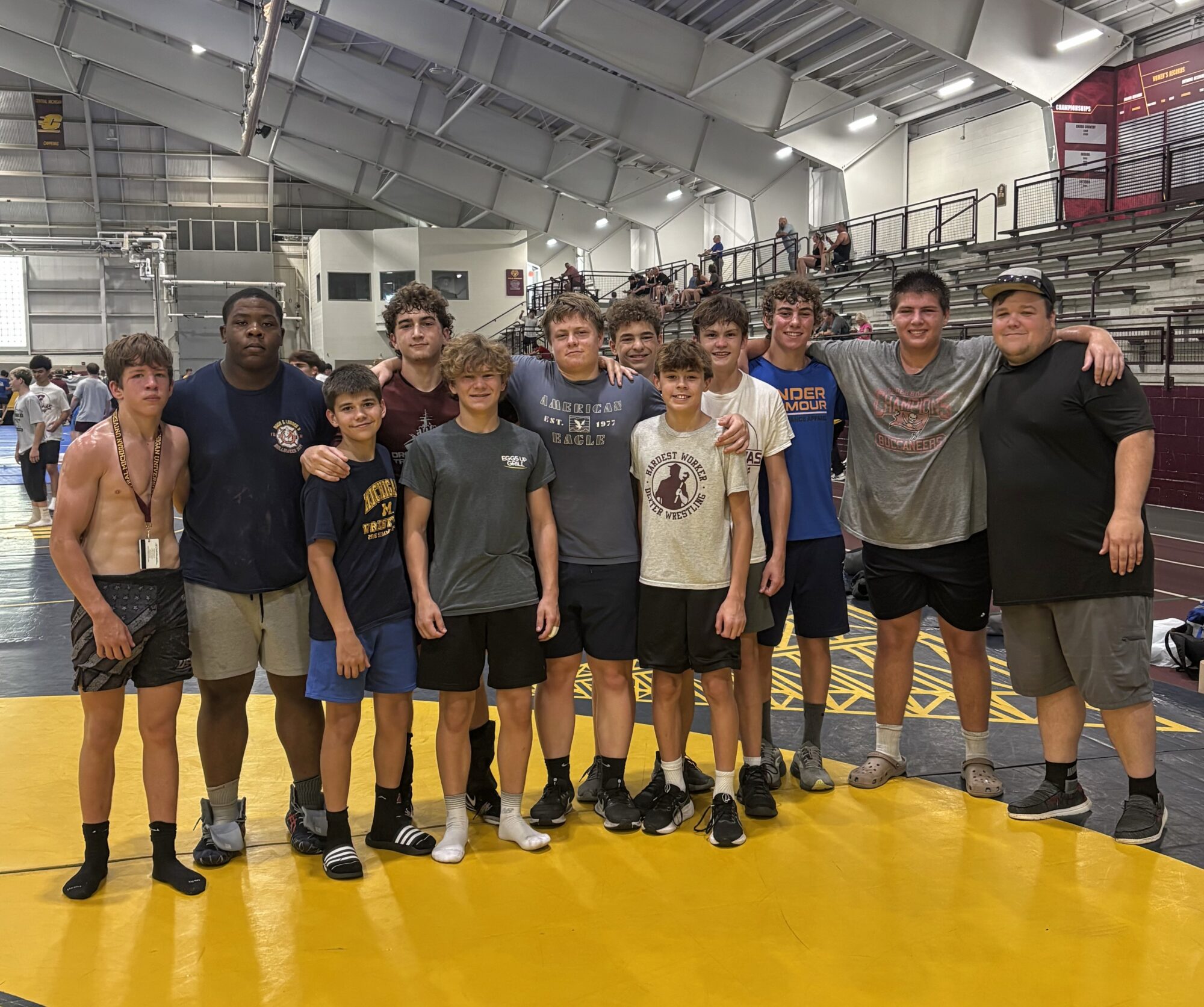 Dexter Wrestlers Prepare at CMU