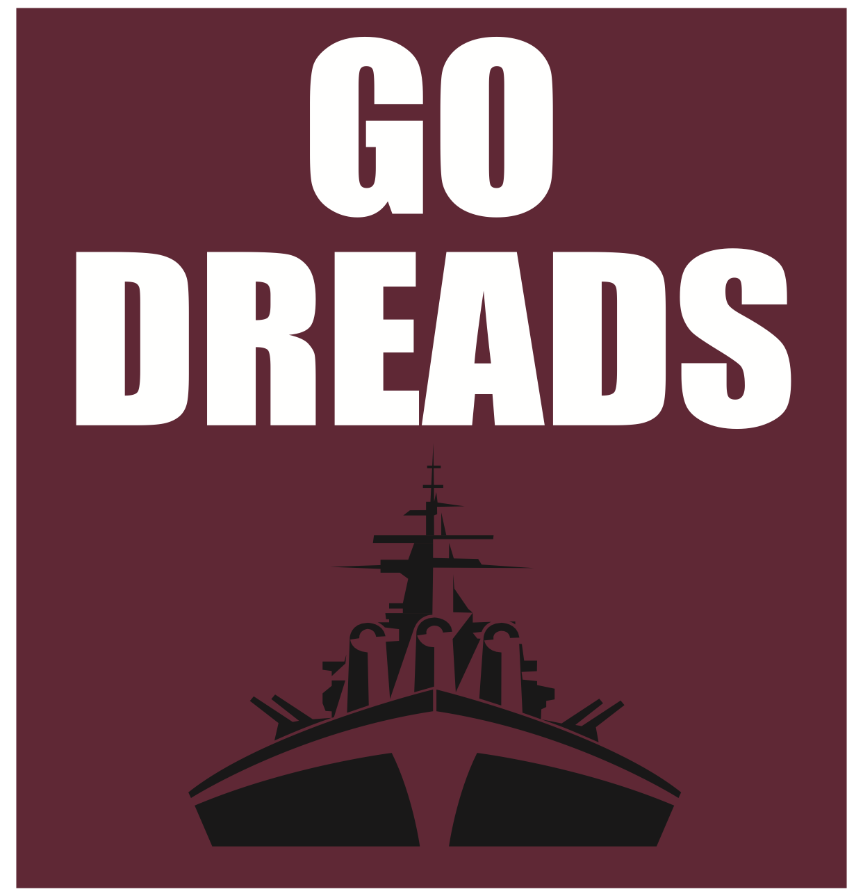 Dexter Dreadnaughts Spirit Page — front with mascot artwork