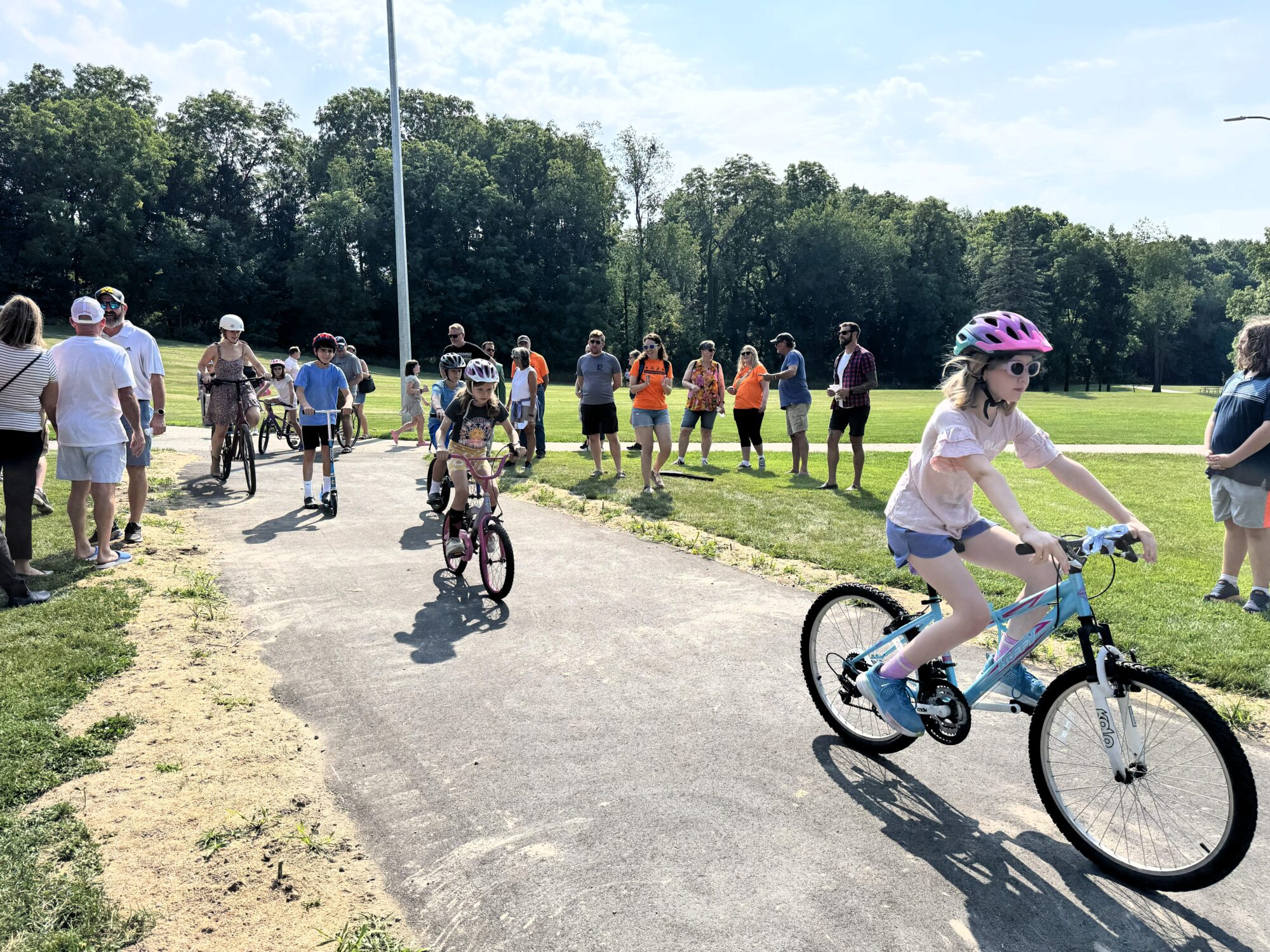 Saline Opens River Valley Trail at Mill Pond Park