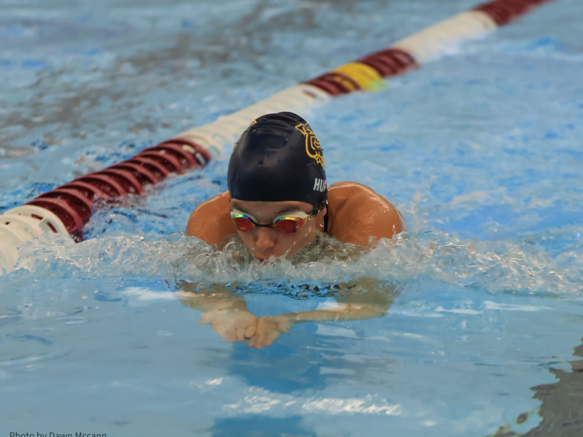 Chelsea Swim and Dive Splits Tri-Meet