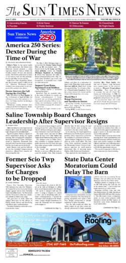 The latest edition of The Sun Times News